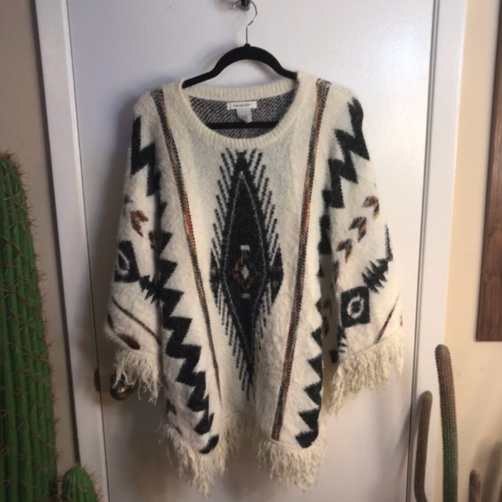 Francesca's Western Poncho